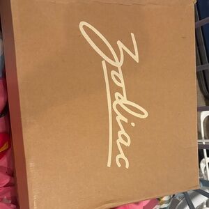 Zodiac Tan Box with White Logo